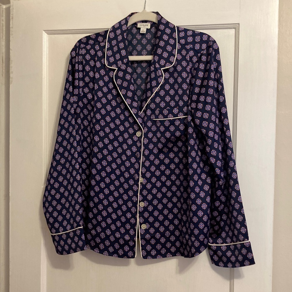 J.Crew factory pajama style blouse